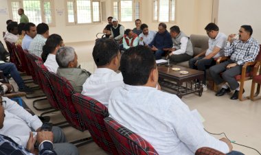 मुख्यमंत्री के प्रवास को लेकर बैठक आयोजित