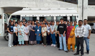 सिरमौर के 15 छात्रों का दल शैक्षणिक भृमण के केरल रवाना..