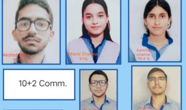 जमा दो की बोर्ड परिक्षा में ए वी एन का शानदार प्रदर्शन .9 विद्यार्थियों ने अर्जित  किये नब्बे फीसदी से अधिक अंक ...