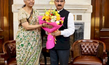मुख्यमंत्री ने केंद्रीय वित्त मंत्री निर्मला सीतारमण से की भेंट