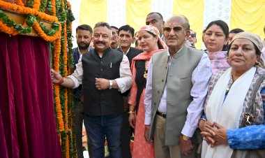 शिक्षा मंत्री ने बरथाटा में किए 2.50 करोड़ से अधिक की परियोजनाओं के उद्घाटन व शिलान्यास