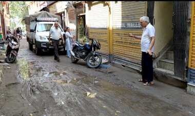 नाहन : थोड़ी सी बारिश में ही जलभराव बना समस्या, स्कूली बच्चो समेत आम जन परेशान