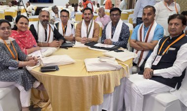 राष्ट्रीय स्मृति सम्मेलन पंडित दीनदयाल उपाध्याय एकात्म मानववाद व्याख्यानों की 60वीं वर्षगांठ के उद्घाटन समारोह प्रारंभ