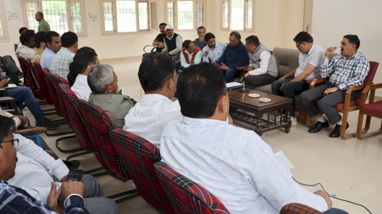 मुख्यमंत्री के प्रवास को लेकर बैठक आयोजित