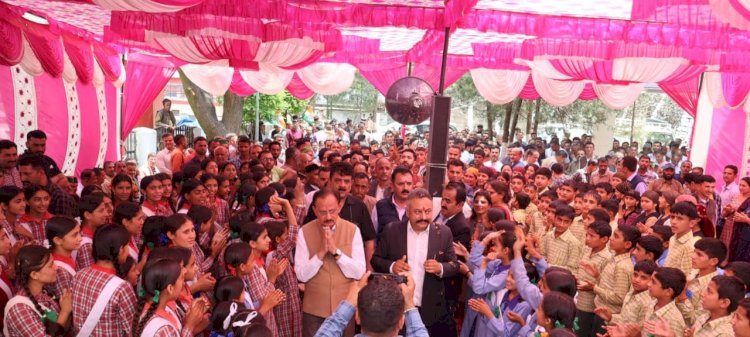 शिलाई विस क्षेत्र के रोनहाट में खंड प्रारंभिक शिक्षा कार्यालय का किया शुभारंभ