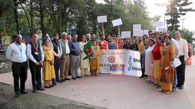 पीड़ित मानवता की सेवा ही रेडक्रॉस का उद्देश्य - मनमोहन शर्मा