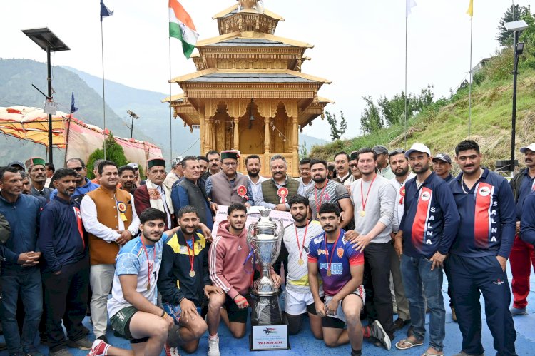 रोहित ठाकुर ने तीसरे राज कुमार मेमोरियल कबड्डी प्रीमियर लीग टूर्नामेंट के समापन समारोह में की शिरकत
