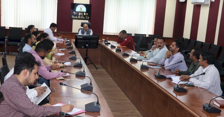 कुल्लू जिले में प्रतिबंधित सिंगल यूज प्लास्टिक वस्तुओं के उपयोग और बिक्री पर प्रभावी रोक के लिए जिला स्तरीय टास्क फोर्स की बैठक का आयोजन