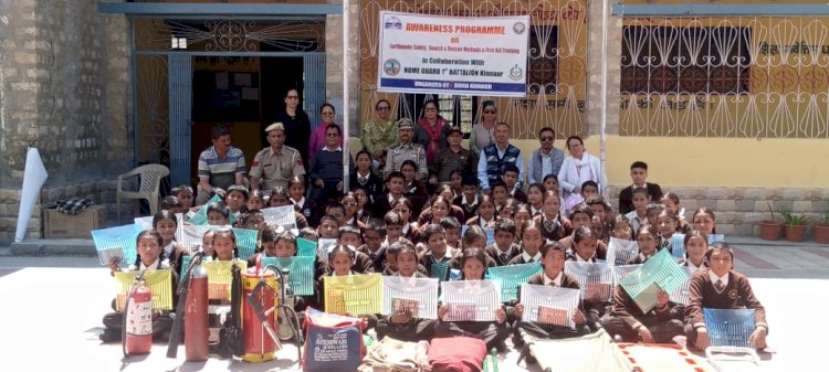 आपदा से निपटने के लिए किन्नौर  में 3000 विद्यार्थियो को किया जाऐगा प्रशिक्षित