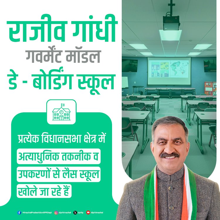 गुणवत्तापूर्ण शिक्षा से आत्मविश्वासी युवाओं की टकसाल बनेंगे राजीव गांधी राजकीय मॉडल डे-बोर्डिंग स्कूल