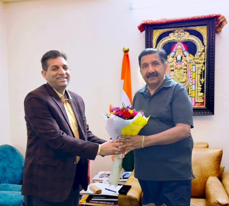 हिमफेड के नव नियुक्त प्रबंध निदेशक ने उप-मुख्यमंत्री से की शिष्टाचार भेंट
