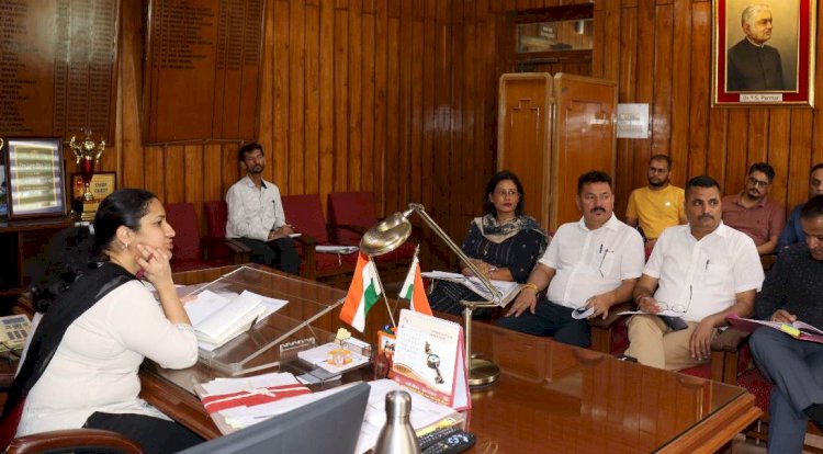 उपायुक्त की अध्यक्षता में हुई जिला सड़क सुरक्षा समिति की बैठक