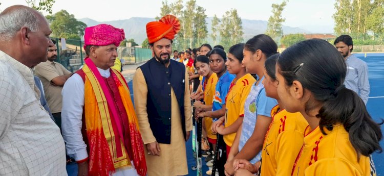 माजरा एस्ट्रोट्रफ मैदान में एक बिजली का कनेक्शन मात्र लगाने से पानी की व्यवस्था हो सकती है : अनुराग ठाकुर