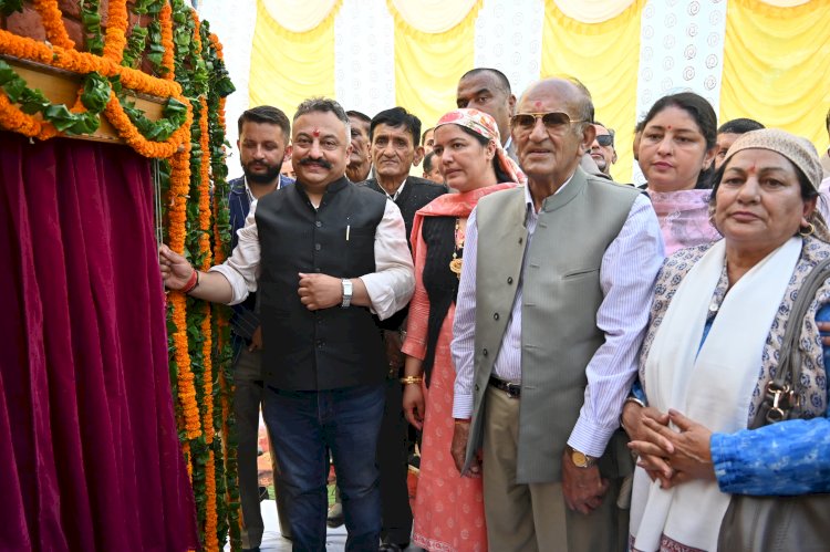 शिक्षा मंत्री ने बरथाटा में किए 2.50 करोड़ से अधिक की परियोजनाओं के उद्घाटन व शिलान्यास