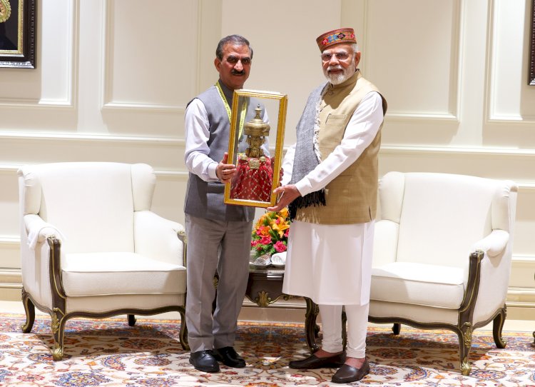 मुख्यमंत्री ने प्रधानमंत्री से भेंट कर तुर्की से सेब आयात और अन्य मुद्दों पर चर्चा की
