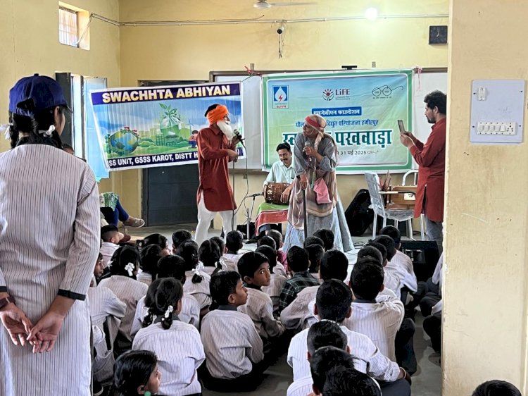 एसजेवीएनएल ने करोट स्कूल में दिया स्वच्छता का संदेश