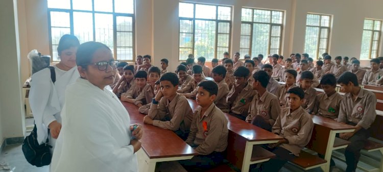 विद्यालयों में विश्व तंबाकू निषेध दिव पर ब्रह्माकुमारीज का जागरूकता अभियान
