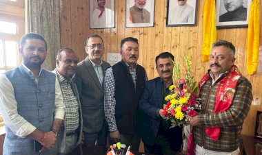 नवनियुक्त कुलपति ने शिक्षा मंत्री से की शिष्टाचार भेंट