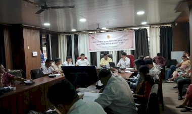 ज़िला स्तरीय मासिक मूल्यांकन बैठक का आयोजन