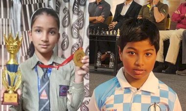 स्टेट चेस चैंपियनशिप 2025 में शानदार प्रदर्शन  किया सिरमौर के  माधव गर्ग और  विवाना ठाकुर ने....