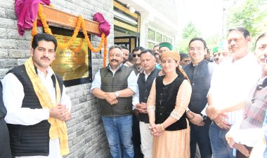 शिक्षा मंत्री ने किया सारी पंचायत घर एवं मघारा के सामुदायिक केंद्र का लोकार्पण