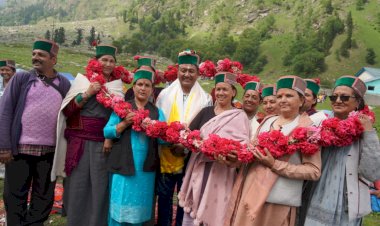 राजस्व मंत्री ने किन्नौर जिला की भाबा वैली के पर्यटन स्थल मूलिंग का किया दौरा