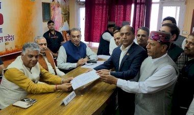 भाजपा प्रदेश अध्यक्ष के लिए डॉ राजीव बिंदल का नामांकन प्राप्त हुआ : भारद्वाज