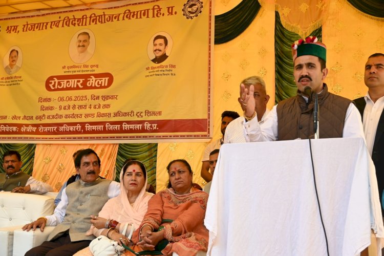सरकार अपनी 10 गारंटियों में शामिल रोजगार गारंटी को पूरा करने के लिए कृतसंकल्प - विक्रमादित्य सिंह