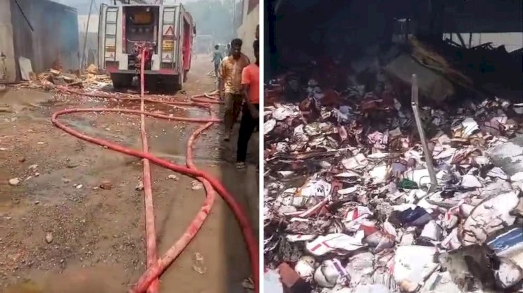 कालाअंब के दवा उद्योग में आग से करोड़ो का नुकसान, कई घंटों की मशक्कत के बाद आग पर पाया काबू