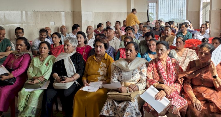 भाजपा संजौली मंडल ने किया विकसित भारत संकल्प सभा का आयोजन