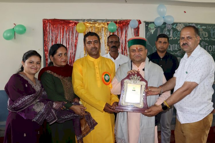 उपाध्यक्ष विधानसभा ने किया लगभग 40 लाख से निर्मित विज्ञान प्रयोगशाला के 5 कमरों का उदघाटन