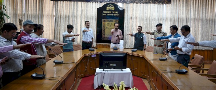 अतिरिक्त उपायुक्त ने नशे के खिलाफ दिलाई शपथ