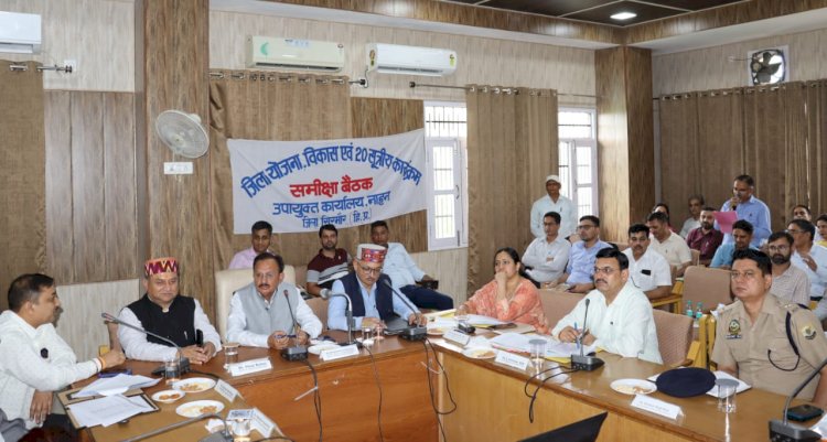 जिला प्रशासन मानसून के लिए करें पुख्ता तैयारियां- हर्षवर्धन चौहान