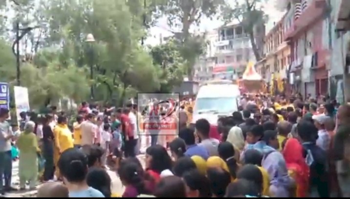 नाहन: भगवान श्री जगन्नाथ रथ यात्रा में जब आस्था ने मानवता के लिए पल भर में राह बनाई, एम्बुलेंस के लिए....
