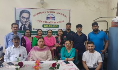 राष्ट्रीय सांख्यिकी दिवस धूमधाम से मनाया गया