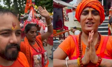 किन्नर अखाड़ा त्रिलोक पुर की पहली कांवड़ यात्रा...