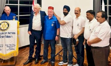 थाइलैंड पहुंचे नाहन रोटरी क्लब के सदस्य: ज्वाइंट मीटिंग की..