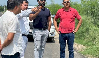 विधायक व उपायुक्त ने चिंतपूर्णी क्षेत्र में विकास परियोजनाओं का किया संयुक्त निरीक्षण