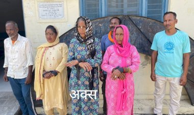 पंचायत रामपुर-भारा पुर: काली पट्टी बांधकर न्याय मांगने आई 3 महिलाओं ने लगाया आरोप: पेशी के दौरान नही सुनी प्रधान ने..