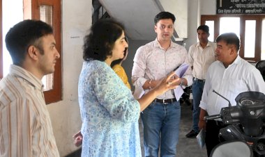 उपायुक्त ने किया संयुक्त कार्यालय परिसर का निरीक्षण