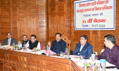 उप-मुख्यमंत्री ने एचआरटीसी और बीएसएमडीए निदेशक मंडल की बैठक की अध्यक्षता की