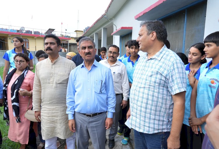 मुख्यमंत्री ने सरकाघाट में सीबीएसई स्कूल खोलने की घोषणा की