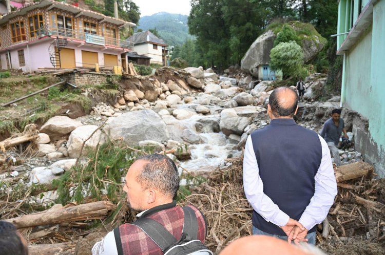 सराज में अब तक की सबसे बड़ी त्रासदी, केंद्र से मांगी मदद: जयराम ठाकुर