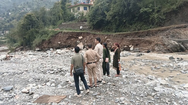 लापता व्यक्तियों की तलाश के लिए स्यांज में ड्रोन से चलाया गया खोज अभियान