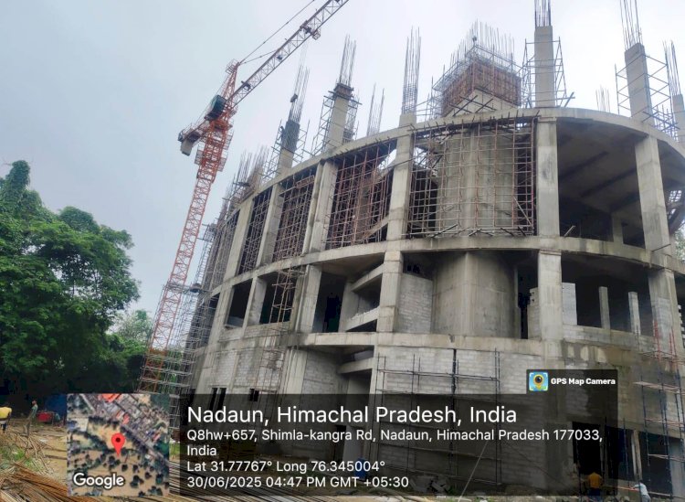 हमीरपुर के नादौन में 65 करोड़ रुपये की लागत से स्थापित किया जा रहा है बहुउद्देशीय स्पोर्टस कॉम्पलेक्स