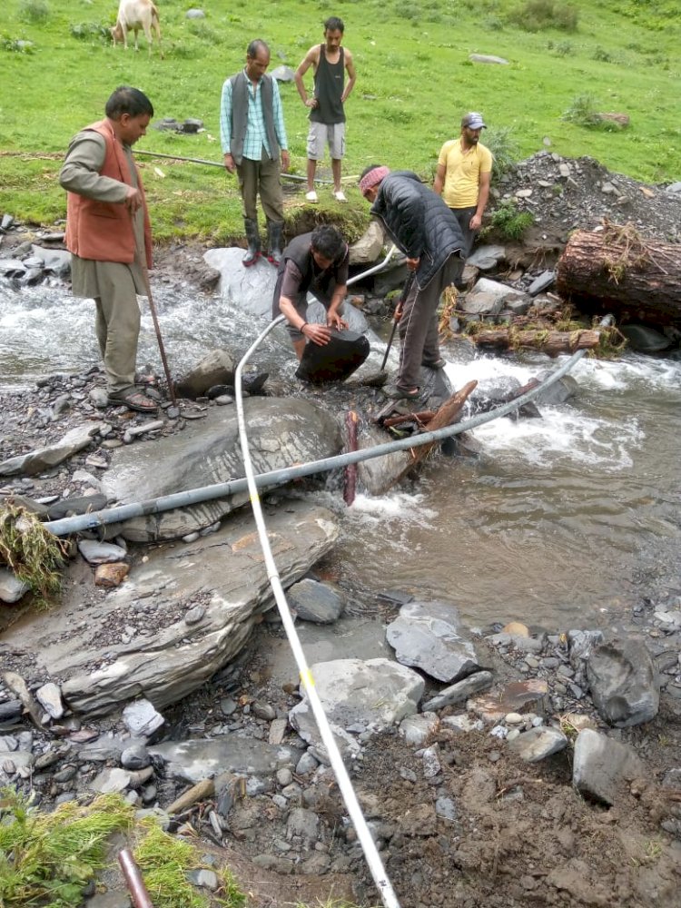जलशक्ति विभाग का युद्धस्तर पर अभियान, पेयजल बहाली को लेकर दिन-रात मेहनत