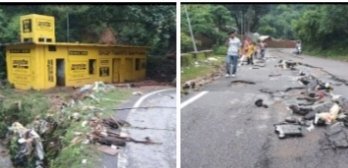 नाहन बिरोजा फैक्टी के नजदीक बरसाती नाले ने मचाया कहर, लाखों का नुकसान, डंगा हुआ ध्वस्त नप बना रही है नाले को कवर करके पार्क..