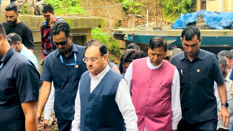 पीड़ित परिवारों को सांत्वना देते हुए नड्डा ने कहा कि केंद्र सरकार उनके पुनर्वास में कोई कमी नहीं छोड़ेगी