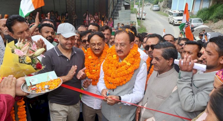हर्षवर्धन चौहान ने पनोग में 25 लाख से निर्मित विद्युत उपमंडल भवन का किया लोकार्पण