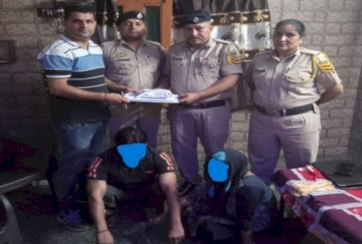 नशे का कारोबार चला रहे थे पति- पत्नी धरे गये..10.1 ग्राम हेरोइन समेत 21.300 हजार की करंसी पकड़ी..